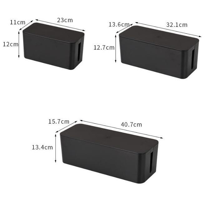 

KOTAK ORGANIZER KABEL DOFF MINIMALIS CHARGER WIRE CABLE MANAGEMENT BOX