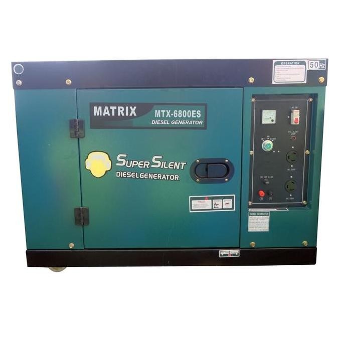 ready  Matrix Genset Super Silent Solar MTX 6800 ES Generator Set 5000 Watt