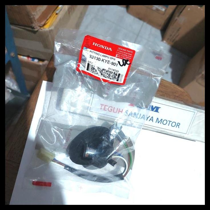 TERMURAH SOKET FITTING PITTING LAMPU DEPAN 33130-KYE-901 MEGAPRO NEW ASLI HONDA