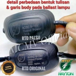 Mos [Ready Stock] Lampu Led Rtd 6 Sisi / 3 Sisi 100% Original Garansi Ac Dc + Kipas Bohlam Dop Lampu