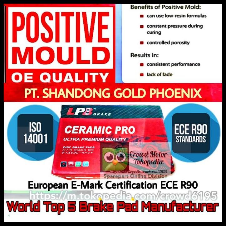 GRATIS ONGKIR KAMPAS REM DEPAN RAV 4 2002 RAV4 2002 ULTRA PREMIUM CERAMIC PRO 