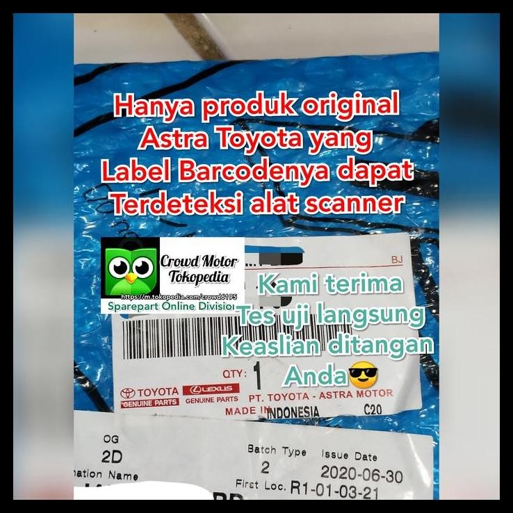 TERMURAH KARET WIPER YARIS 2015-2016 ORI TOYOTA 100% 