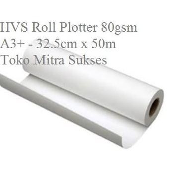 

Kertas Hvs Roll Plotter 80Gsm A3+ - 32.5Cm X 50Meter