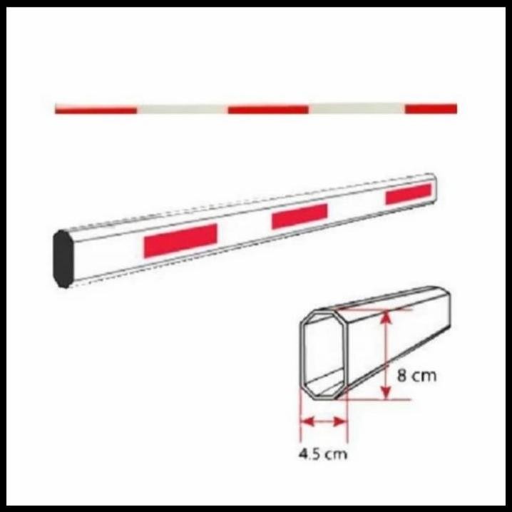 PALANG PARKIR BARRIER GATE 4 METER / PALANG PARKIR
