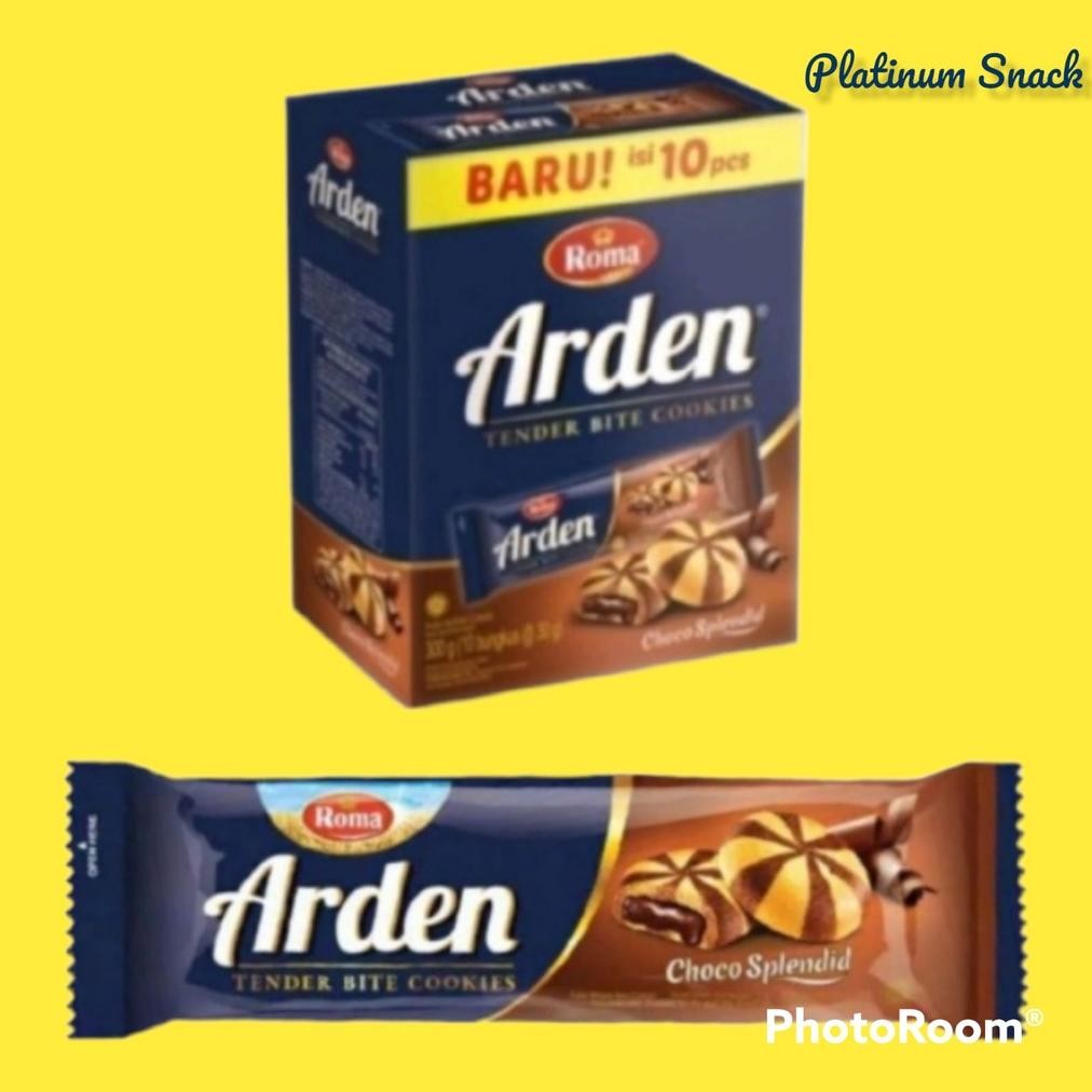

Roma Arden Cookies Choco Splendid, Arden Yogurt Strawberry New Box | Isi 10 Bks @ 30 Gr