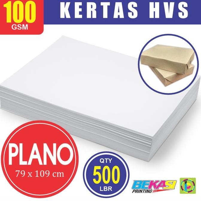 

Kertas Hvs 100 Gram Ukuran Plano 79X109 Cm