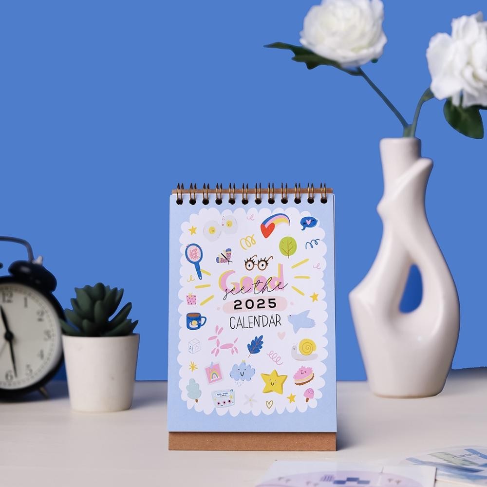 

Tru-63 Calendar Meja A6 2025 - Ukuran A6 - Kalender Meja Aesthetic - Spiral Kalender Tru-63