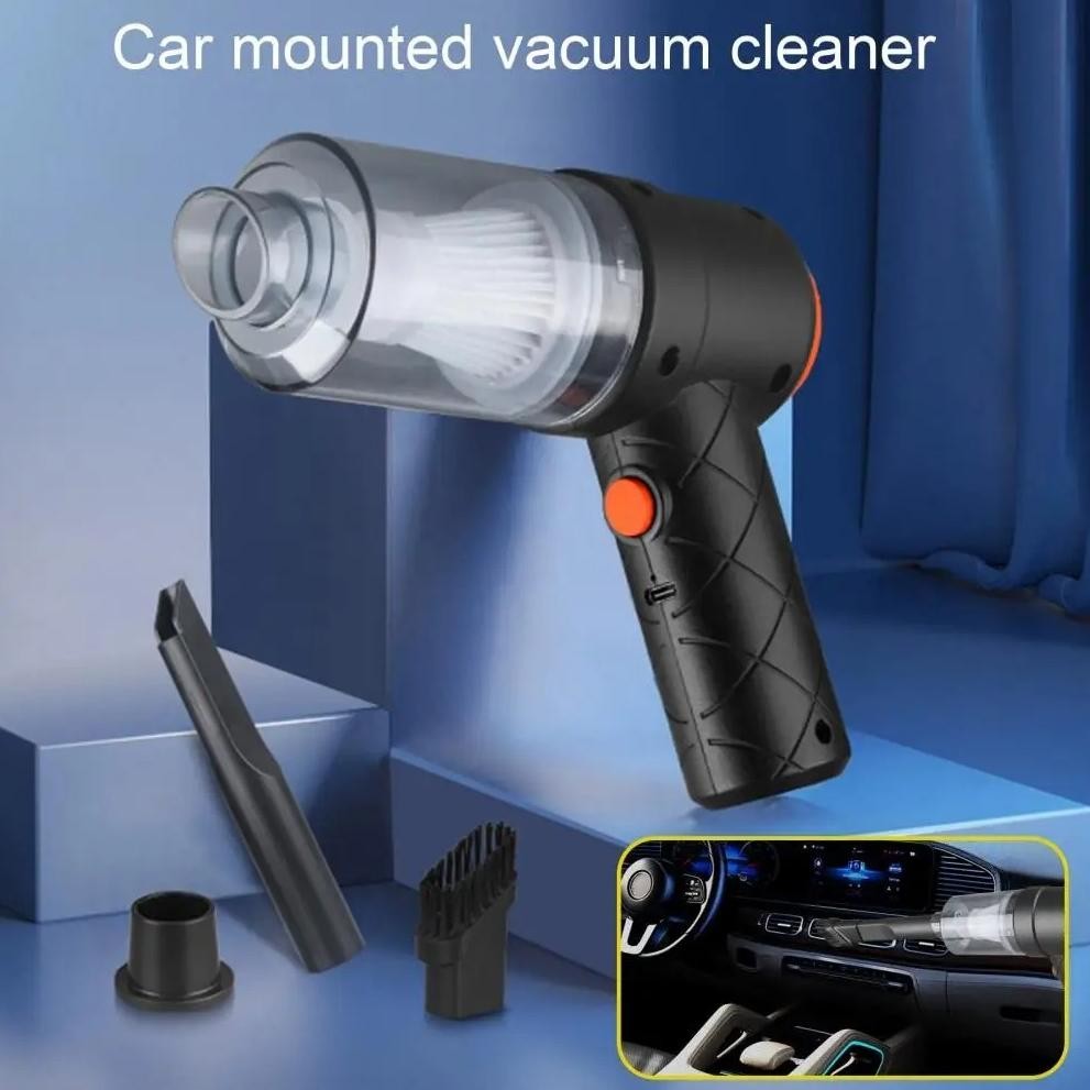 Vacuum Cleaner Mobil Air Duster Portable 4 in 1 Wireless Car Vacuum Cleaner DiM