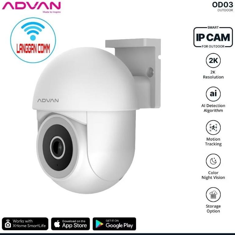 CCTV Advan OD3 Outdoor 3MP IP Cam CCTV Outdoor Upgrade dari Avaro CT02 Outdoor DiM