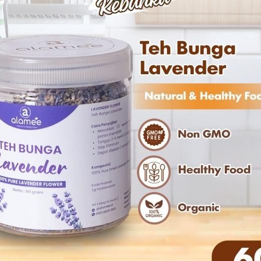 

Alamee Teh Bunga Lavender Flower Tea Organik Kering Dried 60Gr Lihat Kebunku