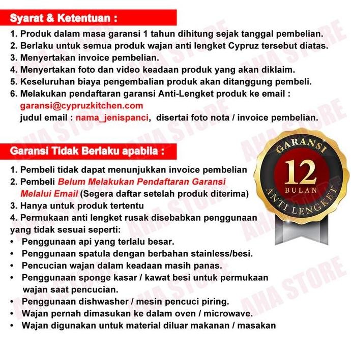 Murah Cypruz Fry Pan Wok Penggorengan Wajan White Granite 26 Cm Ki 0803