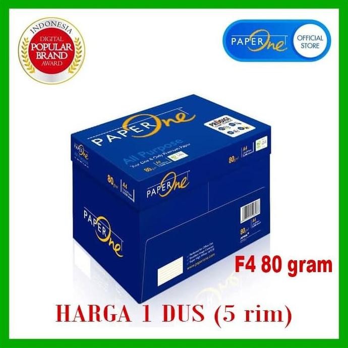 

Hvs F4 80 Gram Paper One/ Kertas Folio Legal / All Purpose Paper Ecer