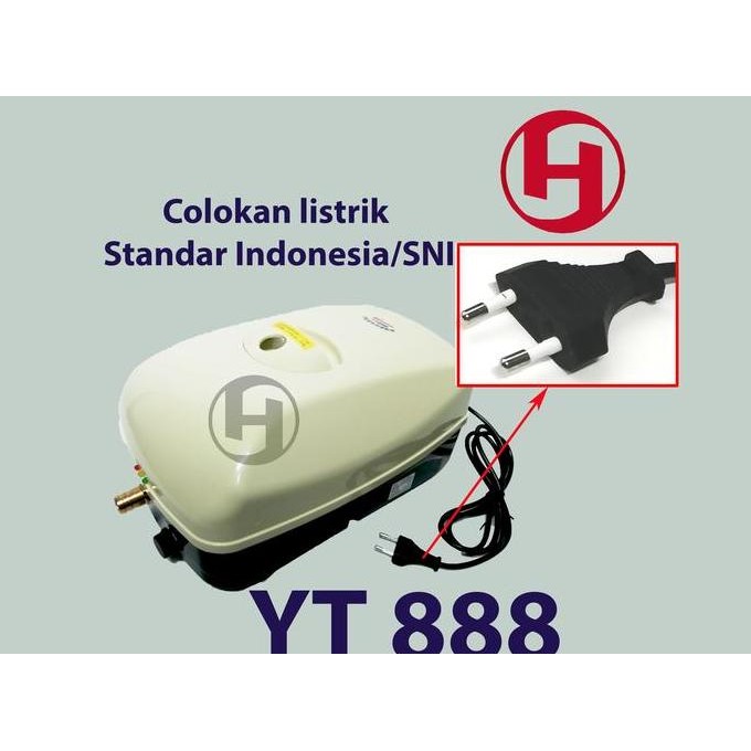 Original Sunsun Yt-888 Acdc Air Pump Aquarium Kolam