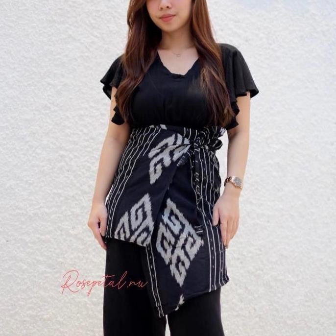 Obi belt tenun troso batik / ikat pinggang tribal / obi belt pria / ikat pinggang bali SS