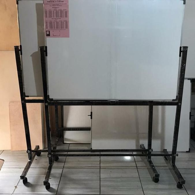 

Whiteboard Standing Magnetik 90X 120Cm New Stok