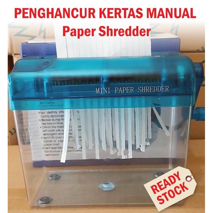 PENGHANCUR KERTAS MANUAL Paper Shredder