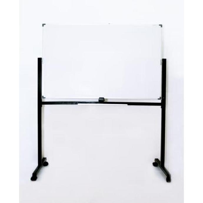 

Whiteboard Sakana 60 X 120 Cm Double Face - Papan Tulis White (Kaki) New Stok