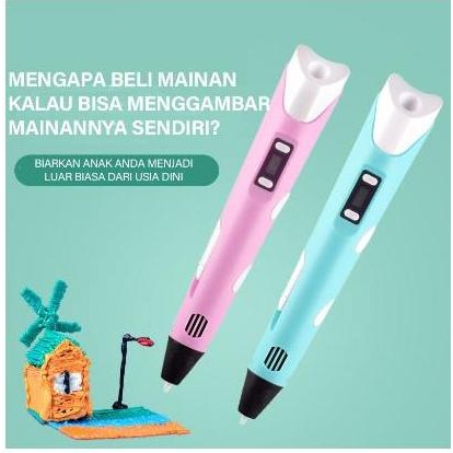 

Stereoscopic Printing Pen for 3D Drawing 3D pen Mainan