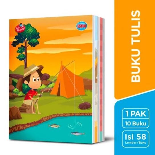 

buku tulis sinar dunia 58 lembar/ SIDU 58/1PACK ISI 10BUKU
