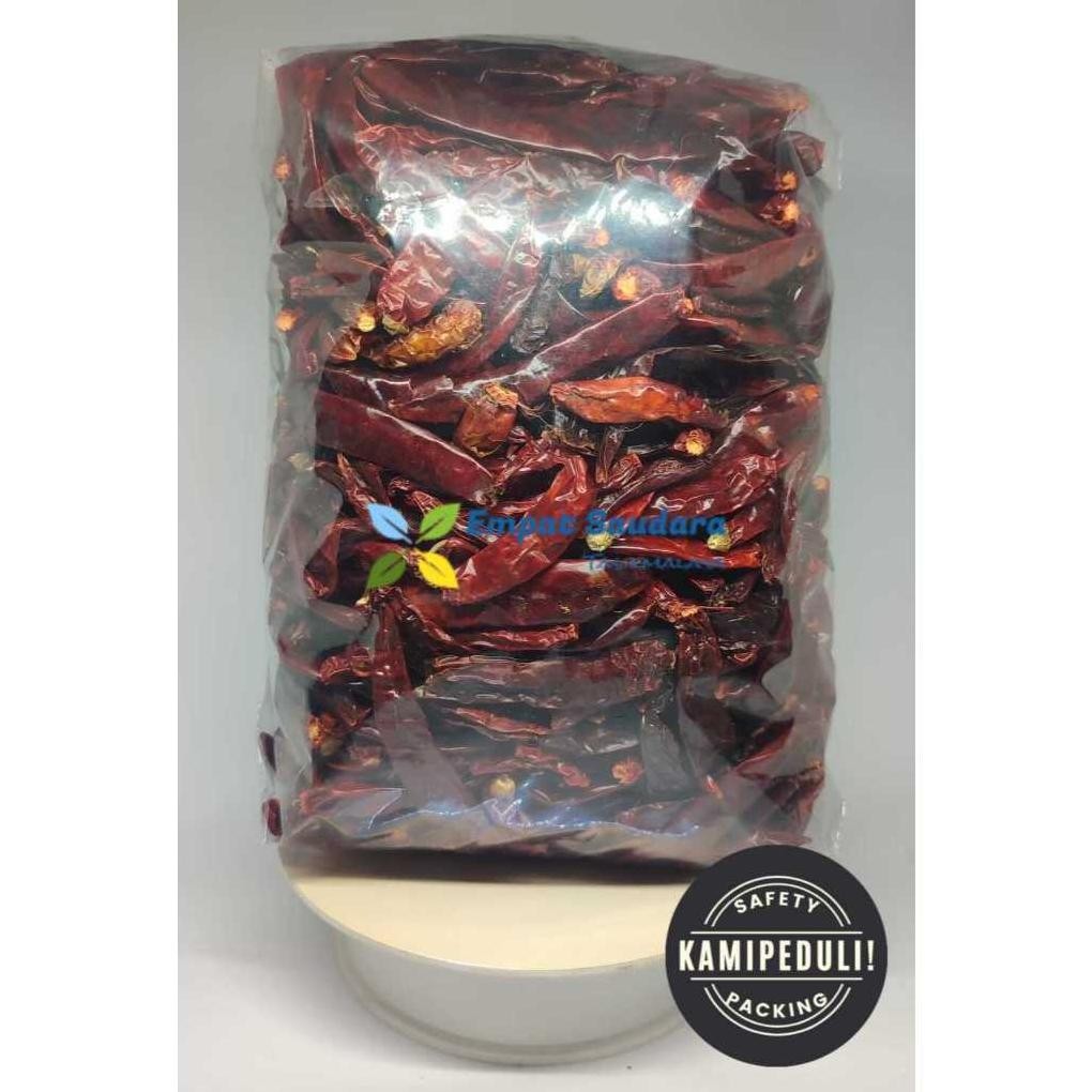 

Praktis (Cabe India) Cabe Merah Besar Kering Kemasan 1000 Gr