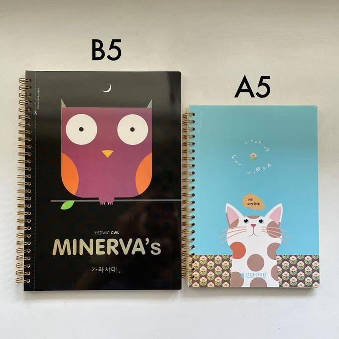 

Oxford spiral book B5 80gsm made in korea motif 2