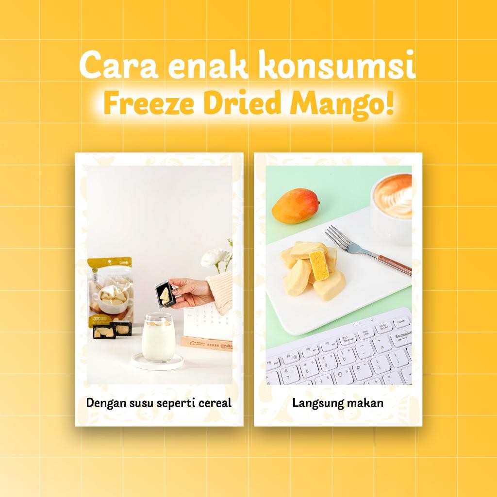 

Lm Ursnacks Freeze Dried Mango - Snack Keripik Buah Mangga 32Gr