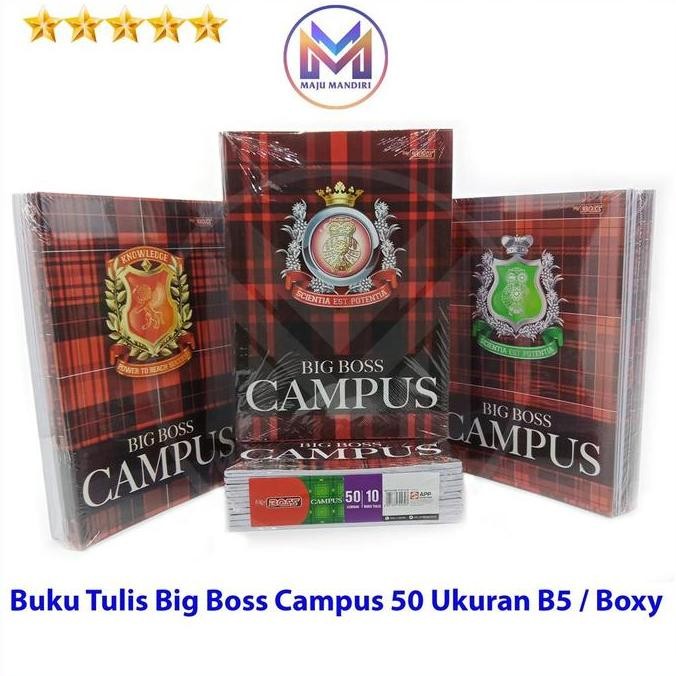 

Buku Tulis Big Boss Campus Isi 50 Lembar Ukuran B5 / Boxy Campus 50