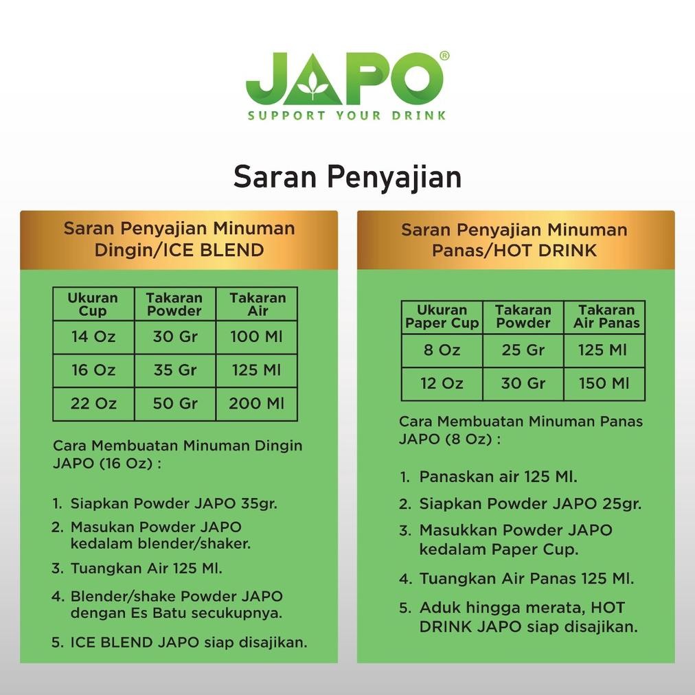 

Sale Japo Bubuk Minuman Matcha Greentea 1 Kg