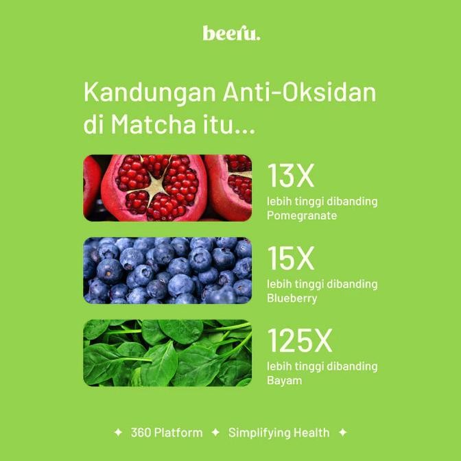 

Grosir Beeru - Pure Matcha Powder - 50Gr & 100Gr - 100% Bubuk Matcha Premium Japan