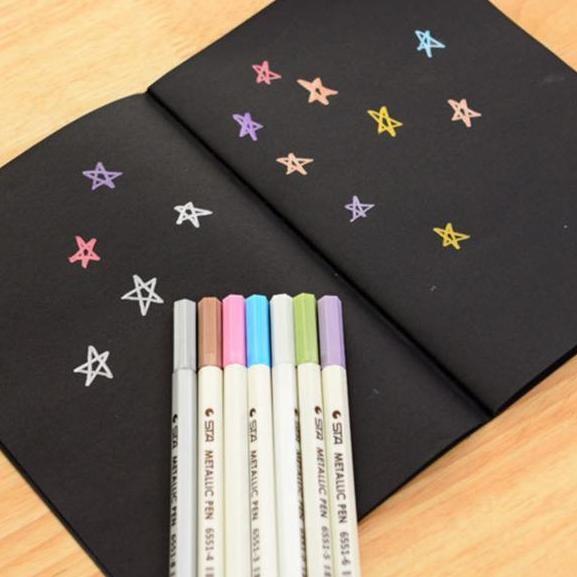 

LBT Buku Tulis Warna Hitam Isi 28 Lembar Buku Catatan Kertas Hitam Ukuran A6 A5 B5 Alat Tulis Sekolah Kantor Notebook DIY Scrapbook Agenda