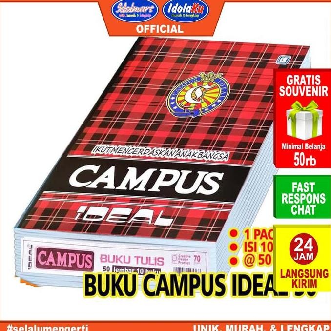 

Buku Tulis Campus Ideal isi 50 Lembar