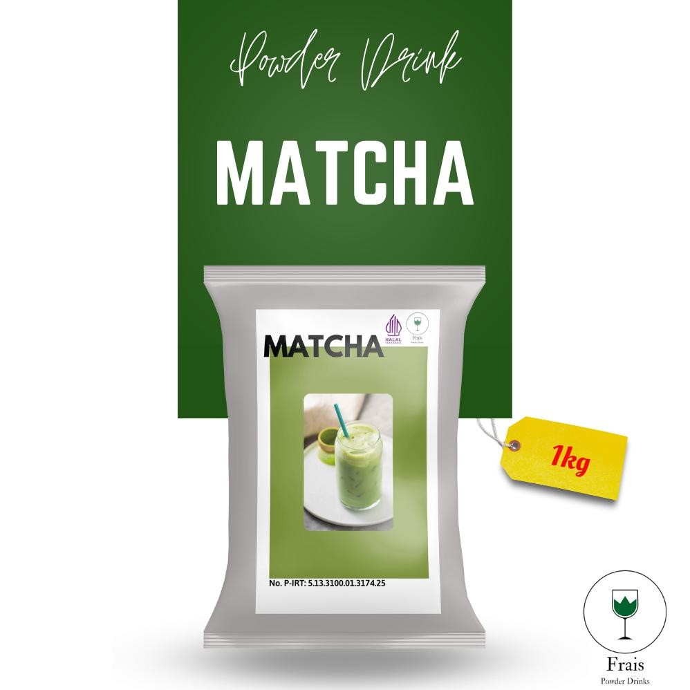 

Murah Bubuk Minuman Rasa Matcha 1Kg / Serbuk Minuman Aneka Rasa / Bubuk Minuman Kekinian / Minuman Instan / Drinks Powder / Serbuk Minuman Boba