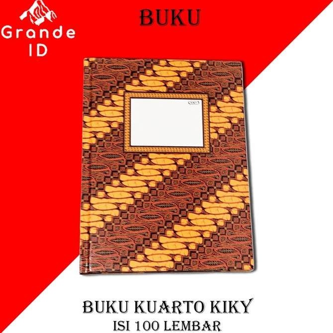 

BUKU TULIS KUARTO KIKY ISI 100 LEMBAR HARD COVER