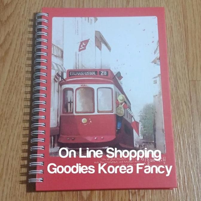 

Buku Tulis Spiral Bergambar Ring Book Ori Korea Ready Stock
