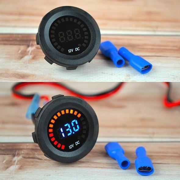 Voltmeter Digital Motor Mobil Display Led Volt Meter Gauge Dc 12 Volt