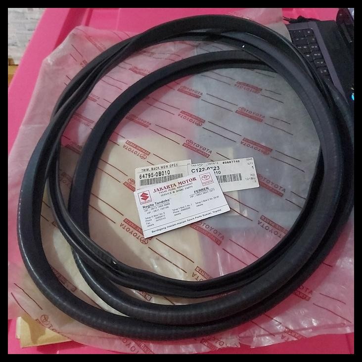 GRATIS ONGKIR KARET DOOR TRIM BAWAH BAGASI BELAKANG TOYOTA KIJANG KAPSUL ORIGINAL 