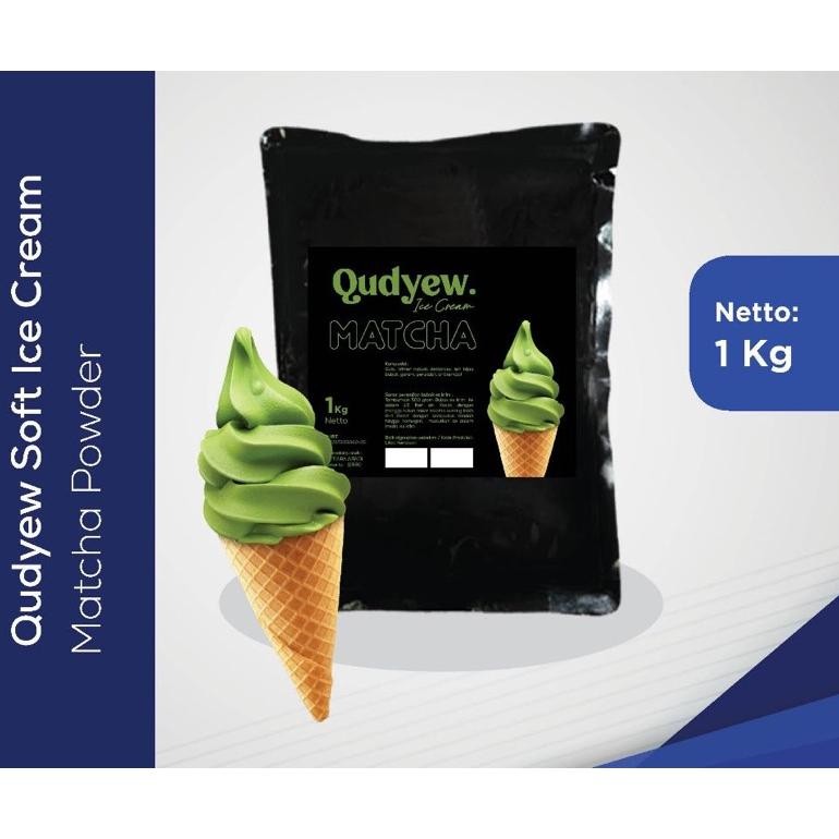 

Murah Powder Soft Ice Cream Matcha Qudyew 1Kg