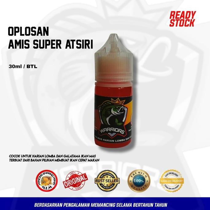Hot Sale, Essen Oplosan Ikan Mas Super Atsiri Amis 30Ml Warriors Essence