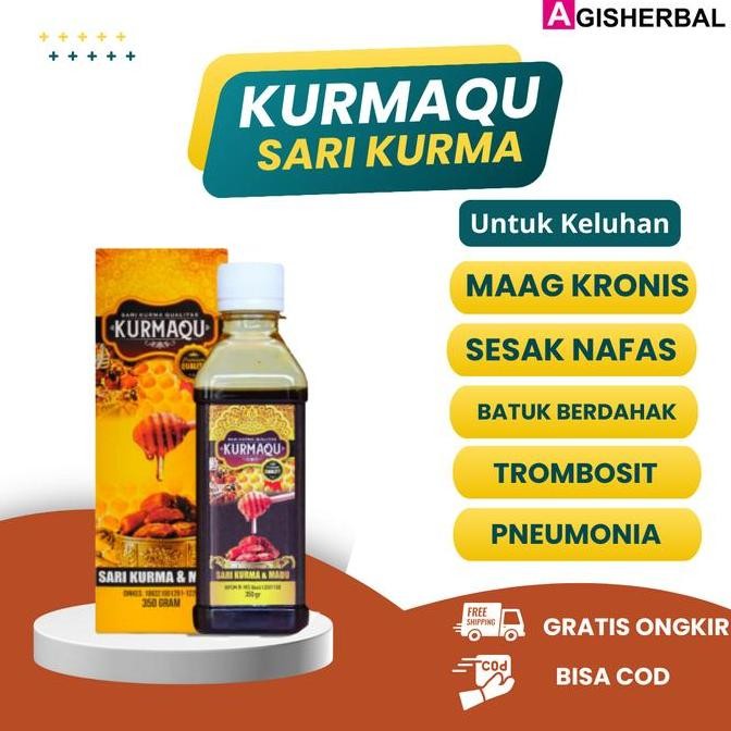 

TERMURAH KURMAQU MADU & SARI KURMA 350GR MULTIKHASIAT HERBAL ORIGINAL BPOM