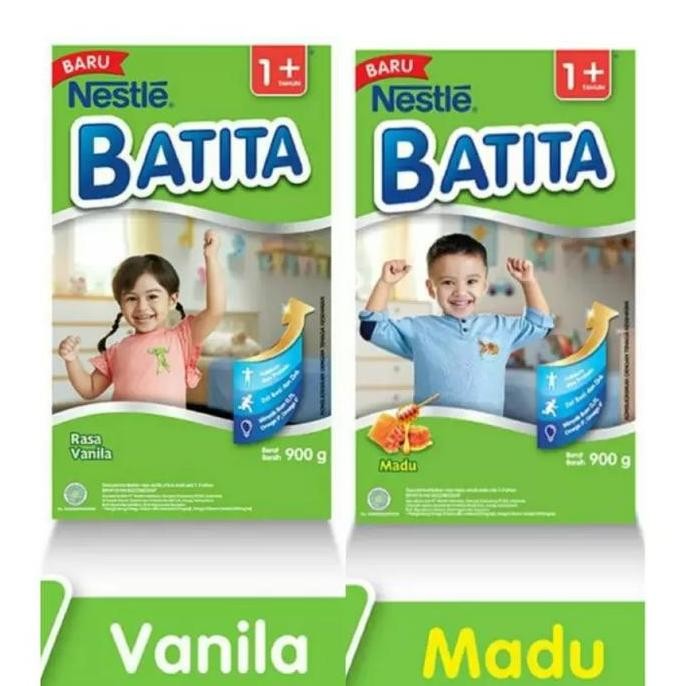 

TERMURAH SUSU BATITA 1+ RASA VANILA MADU 900GR - SUSU ANAK 1-3 TAHUN LENGKAP GIZI