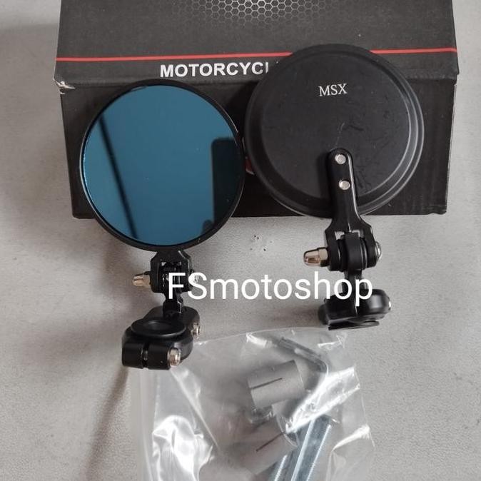 Produk Baru!! Spion Jepit Bulat Supermoto KLX CRF WR Spion Jalu Stang Variasi Motor Trail