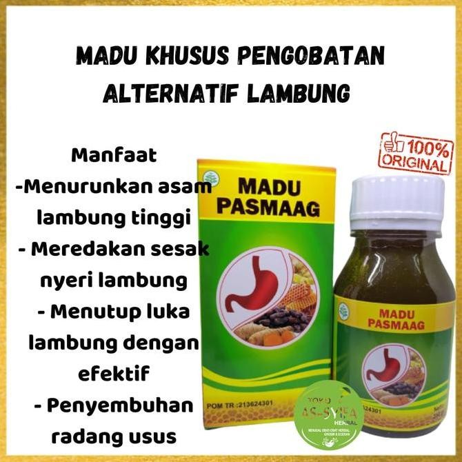 

TERMURAH MADU PASMAAG 350GR - HERBAL MAAG LAMBUNG RADANG USUS DAN MUAL