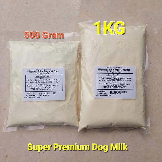 

TERMURAH SUSU KAMBING ETTAWA + MADU 500GR | GOAT MILK ANJING KUCING NUTRISI ALAMI