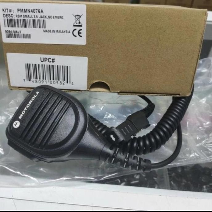 BARU EXTRA MIC MOTOROLA XIR P6620I | PMNN4607A MIC TAMBAHAN RADIO HT ORIGINAL