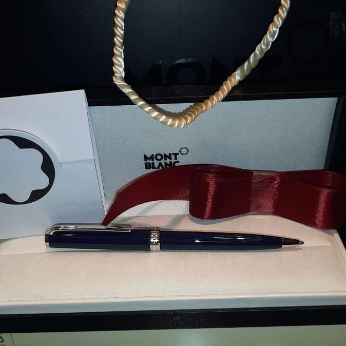 

Pulpen Montblanc Tipe Pix Ballpoint Blue New Stok