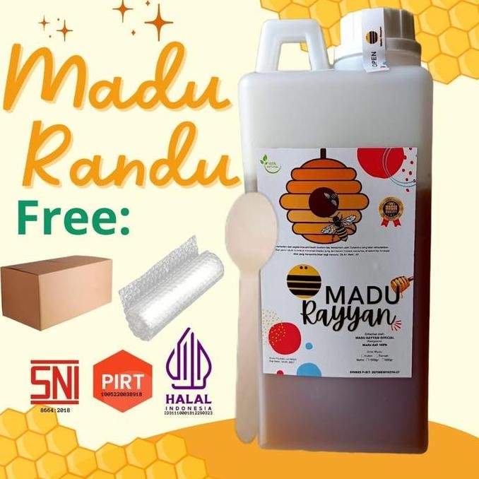 

TERMURAH MADU RANDU MURNI ALAMI MADU BUNGA RANDU LEBAH HUTAN ASLI 600ML