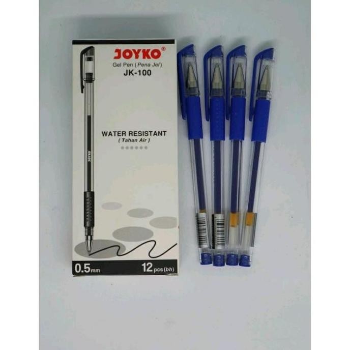 

Pen Gel Joyko Jk 100 Hitam New Stok