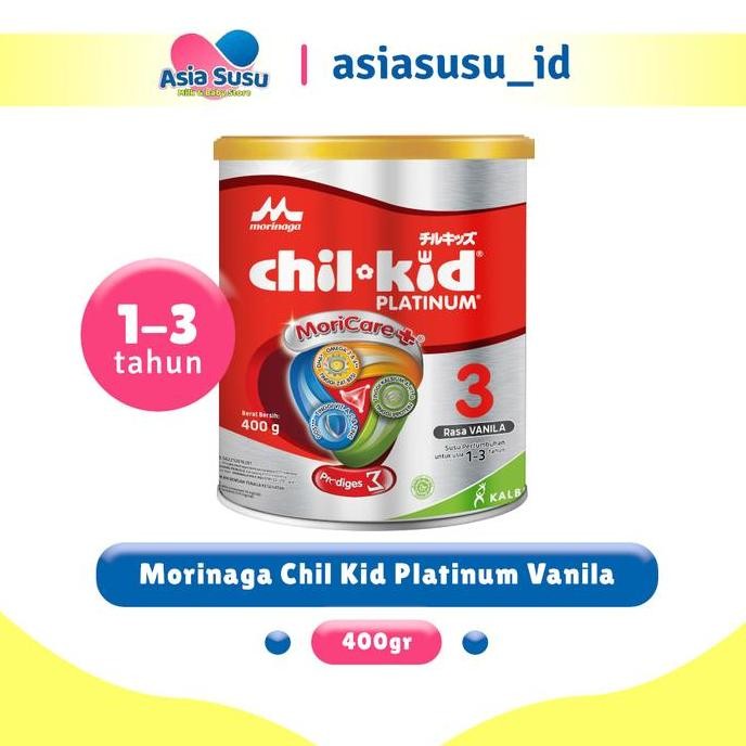 

TERMURAH MORINAGA CHILKID PLATINUM MORICARE MADU VANILA 400GR SUSU FORMULA PREMIUM