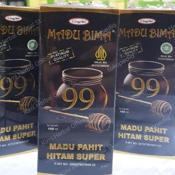 

TERMURAH MADU HITAM BIMA 99 PAHIT SUPER 150ML | HERBAL KUAT DAYA TAHAN TUBUH