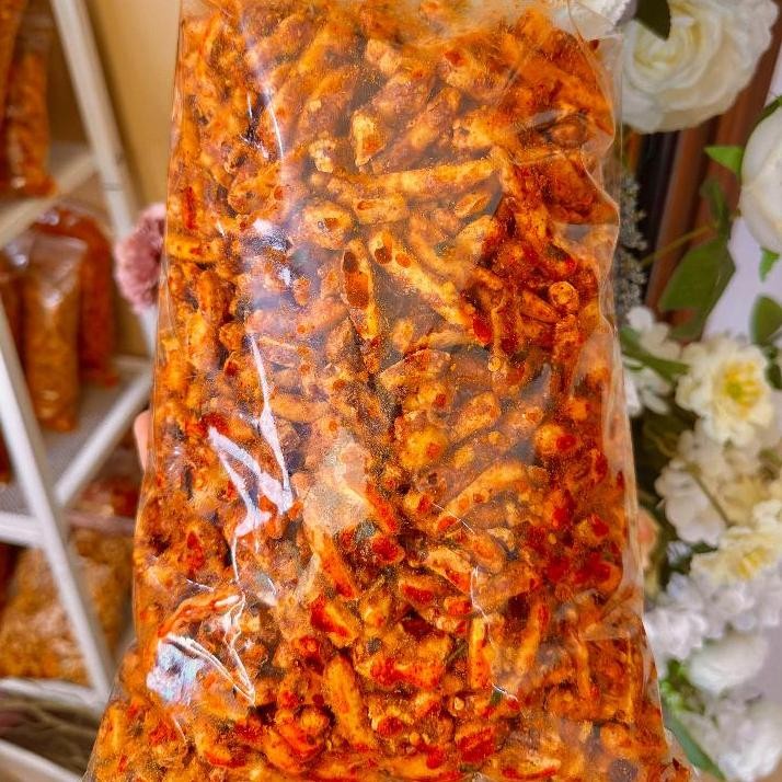 

Basreng Rempah Pedas Daun Jeruk Khas Bandung Isi 1 Kg